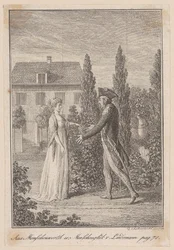 August Finds Elise, Who Shows Him His Father