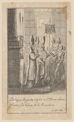 Plate 10 for „Histoire de Croisades“ by Joh. Christoph Mayer