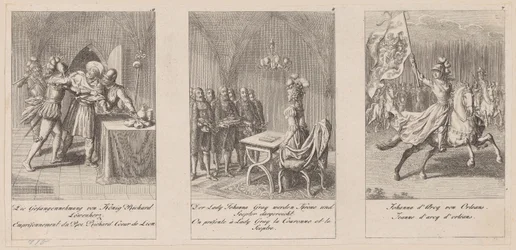 Sheets 7-9 of the series “History of the Middle Ages”