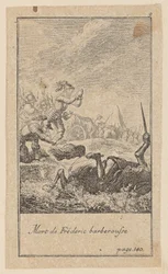 Plate 9 for "History of the Crusades" by Joh. Christoph Mayer