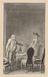 Clarisse Escapes Her Repulsive Suitor Solmes