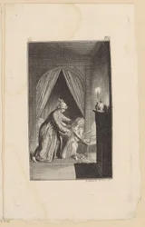 Clarisse Pleads for the Preservation of Her Virtue and Honour