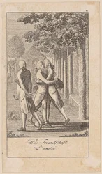 Friendship, plate 2 from the series “Sincerity and Hypocrisy”
