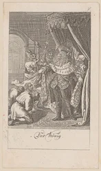 King, plate 7 from the series "The Dance of Death"