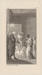 Lady Vincent at Lady Brunk, Whitefield and a Clergyman Enter