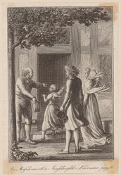 Lotte and Her Husband Seek Shelter from a Thunderstorm