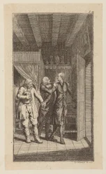 Shipwrecked Sebaldus in the Home of a Preacher in Alkmaar