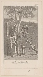 Sentry, Plate 11 from the Series "The Dance of Death"