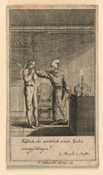 The Slap in the Face, Illustration of the Play 