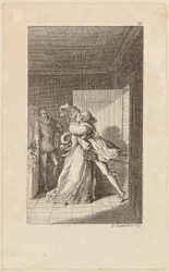 Frontispiece to "Gil Blas of Santillana", Volume 4