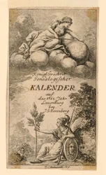 Title Page for "Königl: Grosbrit [anische] Genealogischer Kalender auf das 1781 Jahr Lauenberg bey J.G. Berenberg"