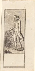 Young Man with Cane