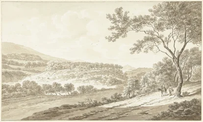 View of Palestrina from the Villa Adriana