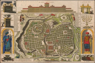 1690s Map of Jerusalem
