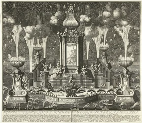 Fireworks Celebrating the Peace of Utrecht, 1713