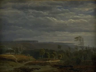 A View of a Wooded Landscape in Jutland