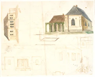 Various Designs for a House in a Semi-Gothic Taste