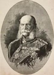 Emperor William I of Germany in 1887 (engraving)