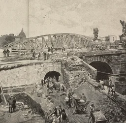 Work on Ponte Sant