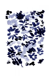 Blue White Spring Abstract
