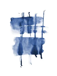 Fluid Indigo Strokes