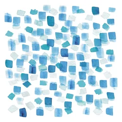 Scattered Blue Hues