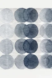 Serene Blue Circles