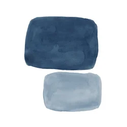 Serene Blue Shapes