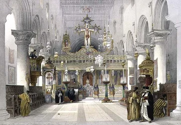 Chapel of the Convent of St. Catherine on Mount Sinai, February 21st 1839, Plate 112 from Volume III of 