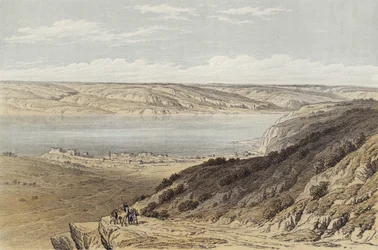 The Sea of Tiberias looking towards Bashan