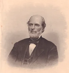 Portrait of American politician George T Cobb
