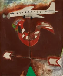 Weather Cock and Silver Aeroplane