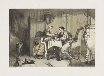 Man and Woman Drinking Coffee