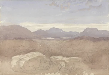 A Mountainous View, North Wales, c.1818