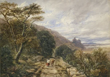 Country Track Leading to Harlech Castle