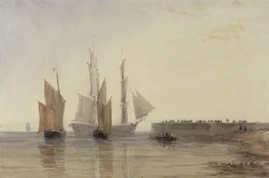 Entrance to Calais Harbour
