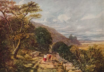 Country Track Leading to Harlech Castle