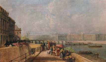 The Pont des Arts and the Louvre from the Quai Conti