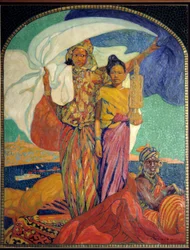 Colonialism: Poster for the Colonial National Exhibition in Marseille