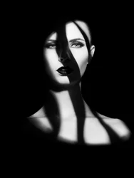 Dramatic Shadow Portrait