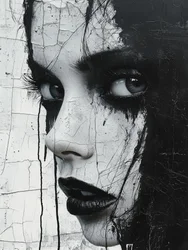 Gothic Cracked Portrait