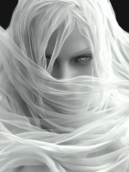 Intense Veiled Gaze