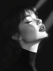 Shadowed Beauty Portrait