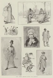 Paris Street Sketches during the Elections