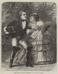 Scene from The Poor Gentleman, at the Strand Theatre