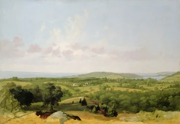 View of Narragansett Bay, Near Warwick, Rhode Island