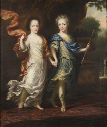 Charles XII, 1682-1718, King of Sweden, Count Palatine of Zweibrücken, and Hedwig Sophia, 1681-1708, Princess of Sweden, Duchess of Holstein-Gottorp
