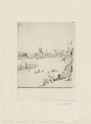 Hammersmith from Thamescote, Chiswick Mall