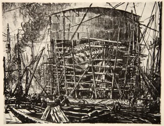 On the stocks, illustration from 