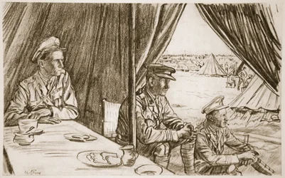 Waiting for the Wounded, Illustration from 